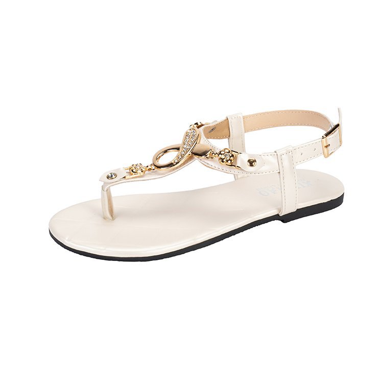 2026 New Summer Buckle Flip-Flop Ripped Hemie Style Versatile Flat Sandals for Women, Roman Sandals