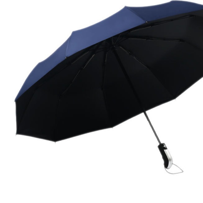 10-rib double umbrella, dual-use for sunny and rainy days, fully automatic folding umbrella, 10-rib three-fold umbrella, wholesale and dropshipping available.