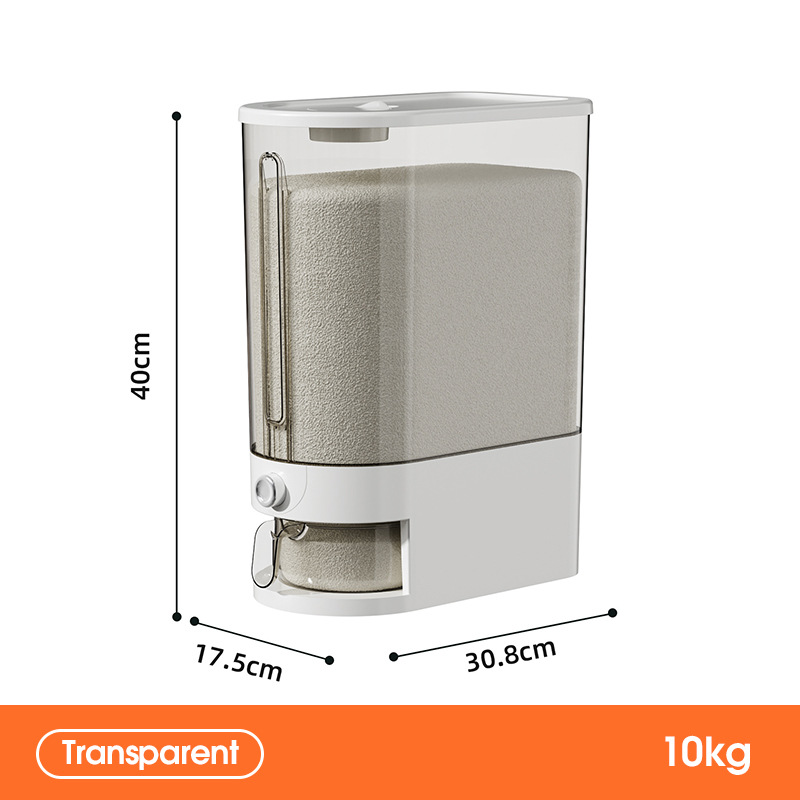 New household plastic rice bucket, insect-proof and moisture-proof sealed bucket, rice jar, flour storage tank, coarse grain storage box, rice box