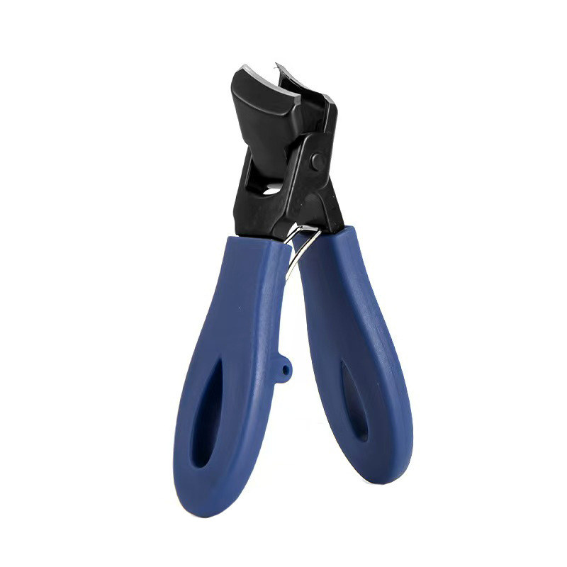 Cross-border anti-splash nail clippers, stainless steel large opening nail clippers, household nail clippers for thick, hard nails.