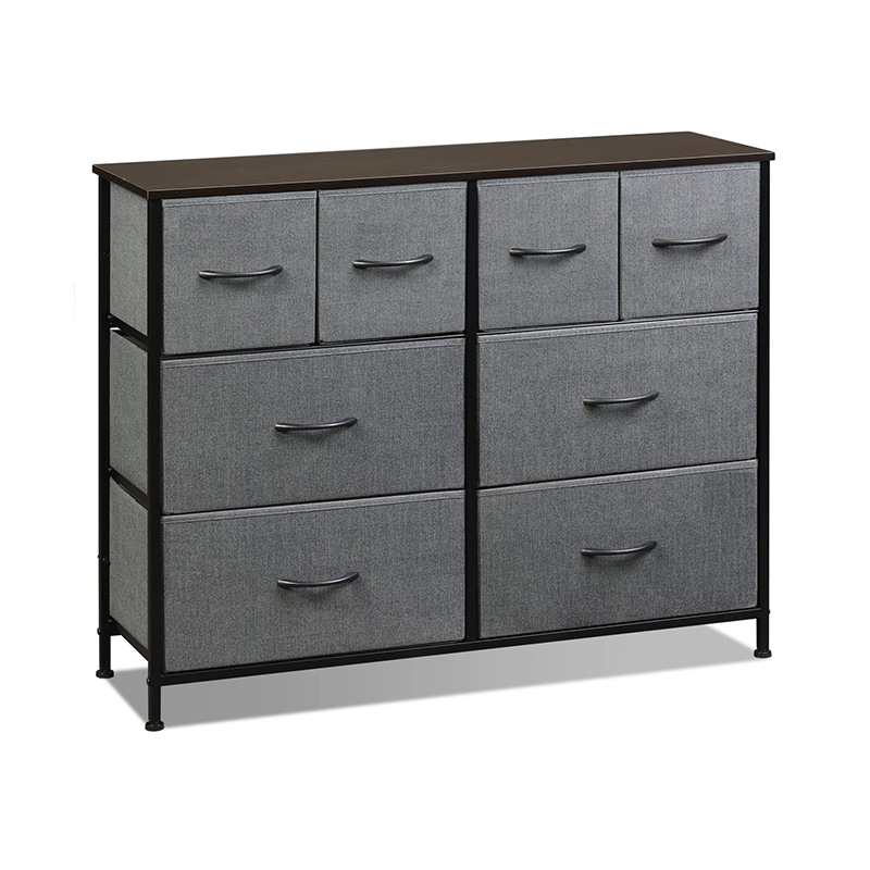 Amazon custom fabric storage cabinet with drawers, large capacity, for home use.