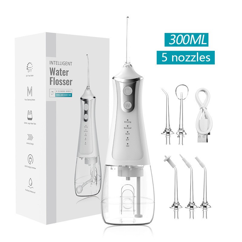 Cross-border electric water flosser, portable water flosser for home use, usb charging teeth cleaning device, teeth cleaning device, teeth beautification instrument L8L10