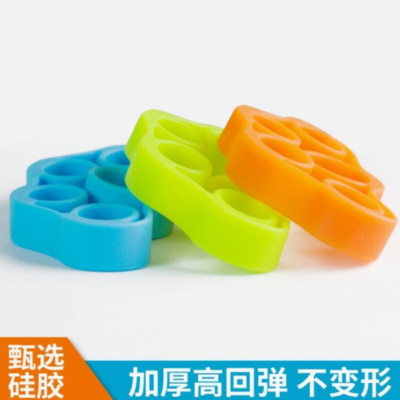 Cross-border silicone finger trainer, finger tension ring, finger splitting exerciser, hand rehabilitation tensioner, five-finger trainer
