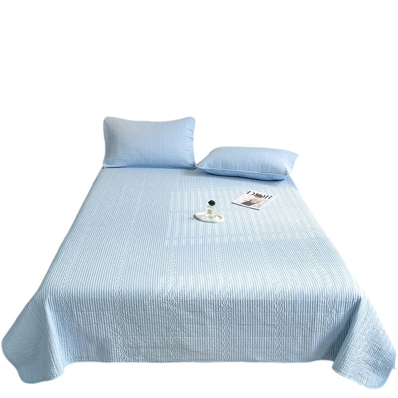 Double-sided 100% cotton mattress cover, single-piece thickened 100% pure cotton sheet, non-slip cotton filling, tatami mat, suitable for all seasons.