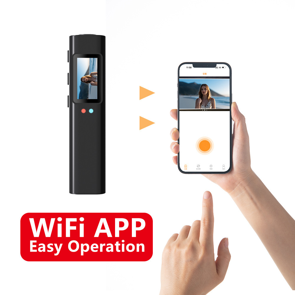 Cross-border eyewear action camera, high-definition 2.7K, Wi-Fi connected, outdoor portable sports DV head-mounted recorder.