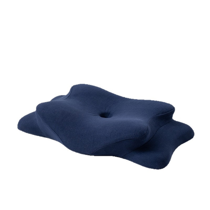 Cross-border wholesale zero-pressure memory foam slow rebound butterfly pillow, side sleep pillow, deep sleep pressure relief, cervical spine protection adult pillow