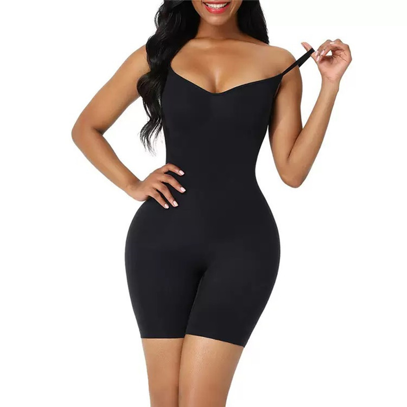 Cross-border European and American popular shaping bodysuit, Skims bodysuit, push-up, hip-lifting, and tummy-control pants, plus size women's boxer briefs