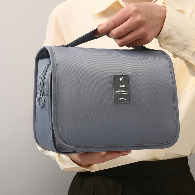 Travel hook toiletry bag wholesale toiletry bag, portable large capacity, separate wet and dry toiletries, can be carried by hand.