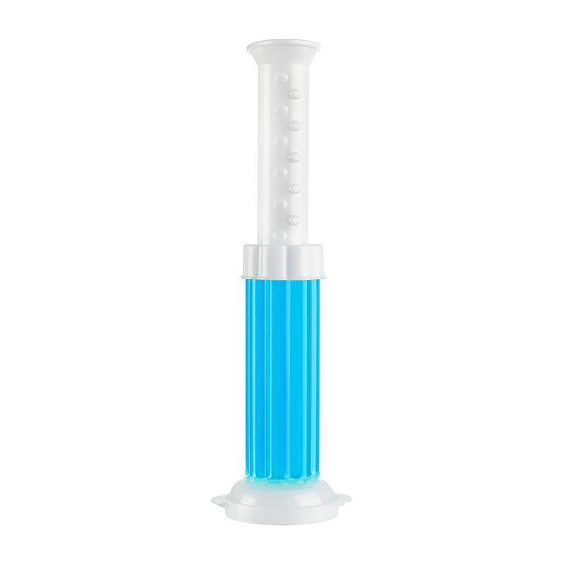 Toilet deodorizing gel toilet bowl with floral print, long-lasting fragrance, toilet aromatherapy, cleaning, odor-removing blue bubble toilet bowl.