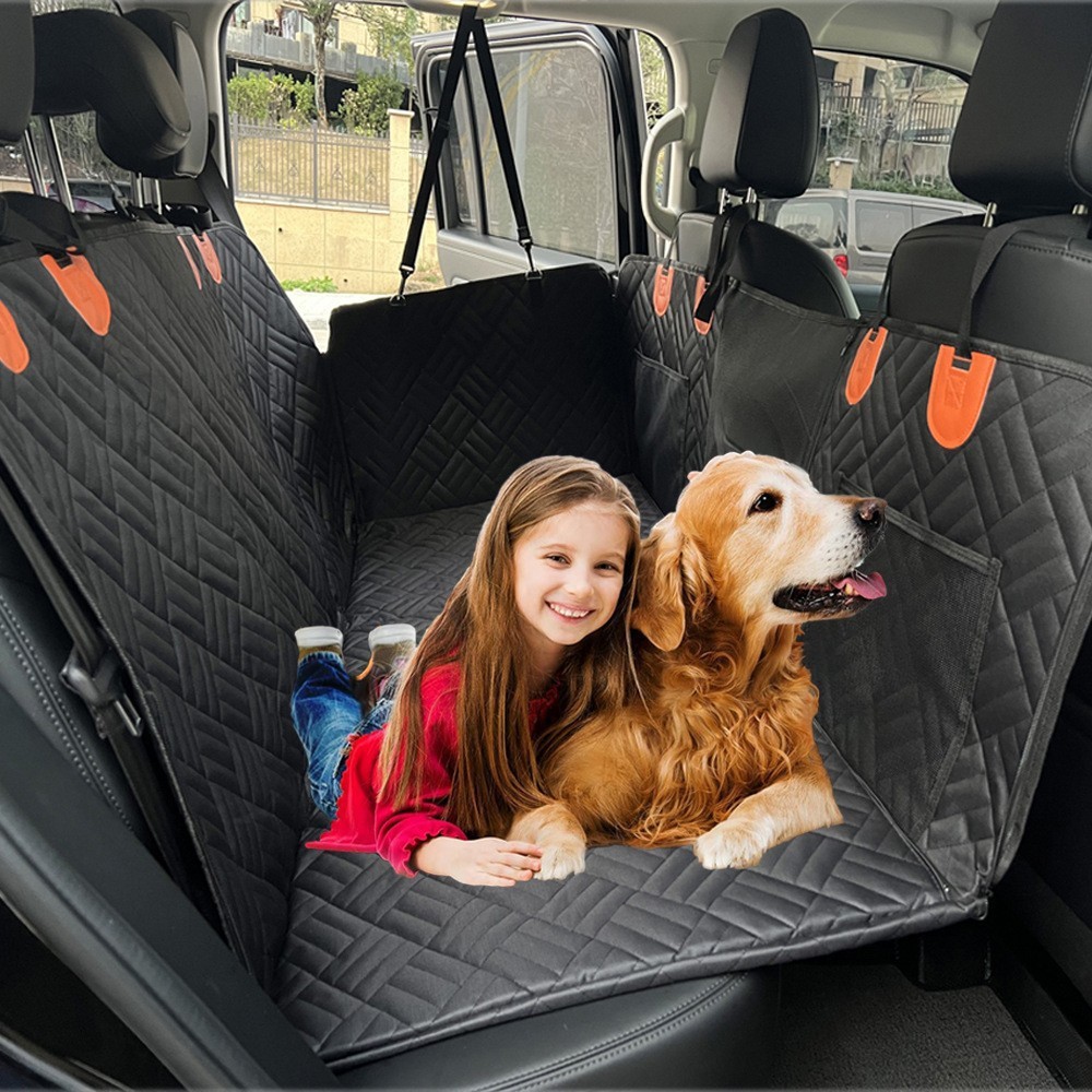 Amazon's best-selling waterproof car rear seat pet cushion for dogs.