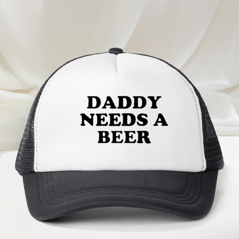 TEMU SHEIN Cross-Border Hot Selling Hat - Printed DADDY NEEDS Sponge Mesh Cap - Adjustable Casual Hat