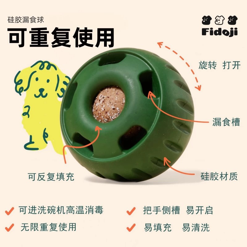 Liquid Slow Dog Bowls pet cat and dog silicone slow food bowl liquid lick bowl spherical lick bowl