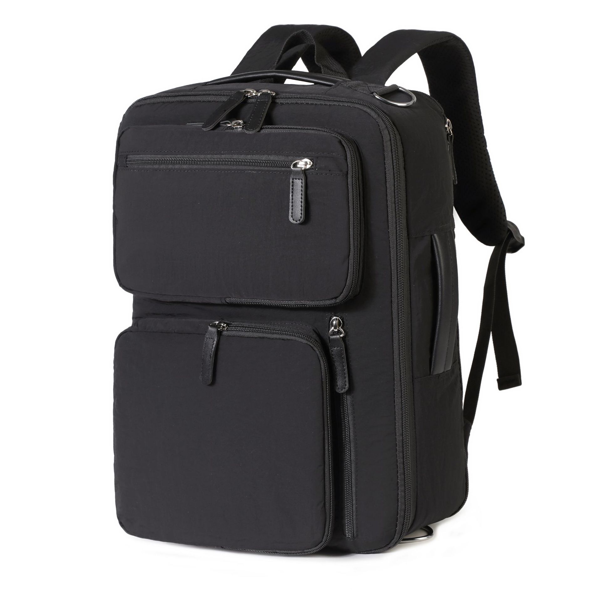 New cross-border business travel multi-functional backpack, portable, casual travel, expandable capacity, waterproof, USB interface