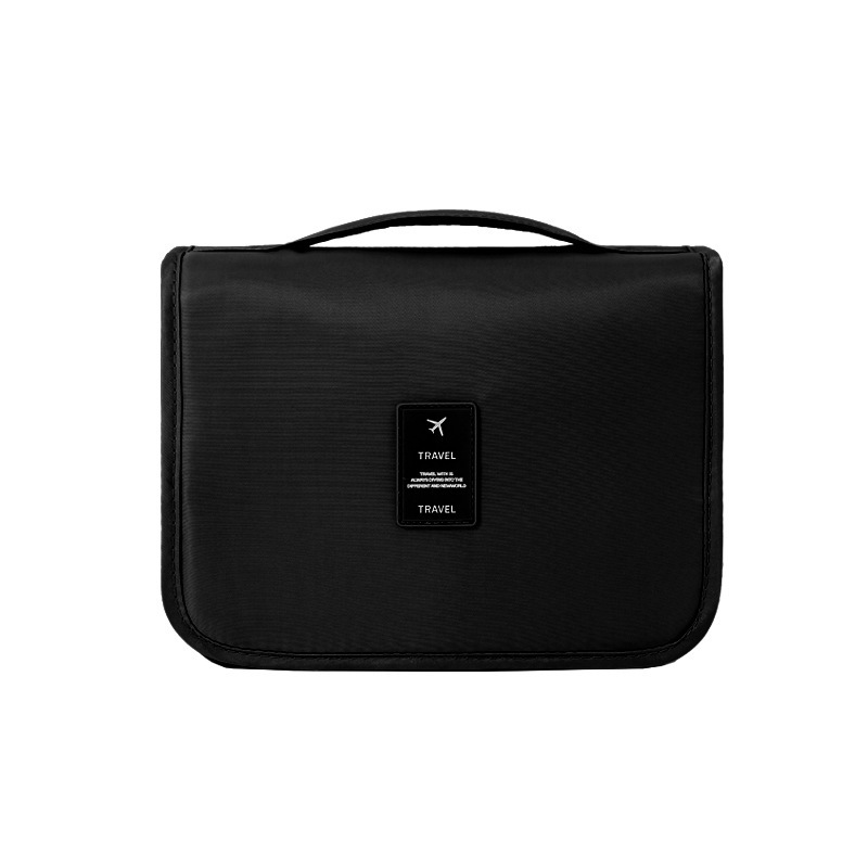 New hook-style toiletry bag, dry and wet separation cosmetic storage bag, large capacity travel wall-mounted toiletry bag