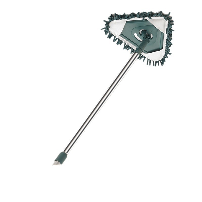 This multi-functional triangular mop is specially designed for cleaning walls, ceilings, mops, car Windows, and dust removal