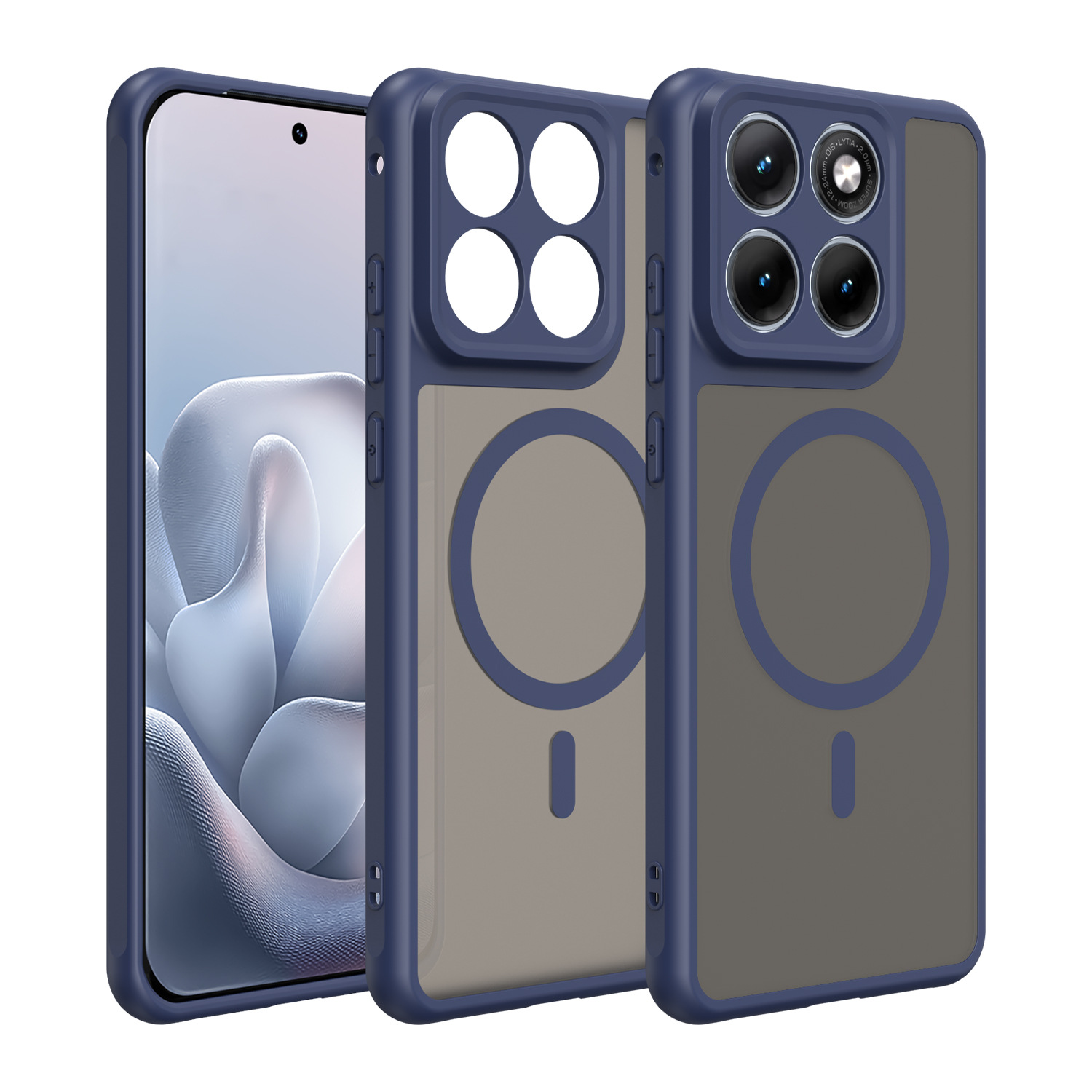 Compatible with Moto Edge 70 Fusion protective case, Edge 70 Fusion + phone case PC + TPU frosted magnetic