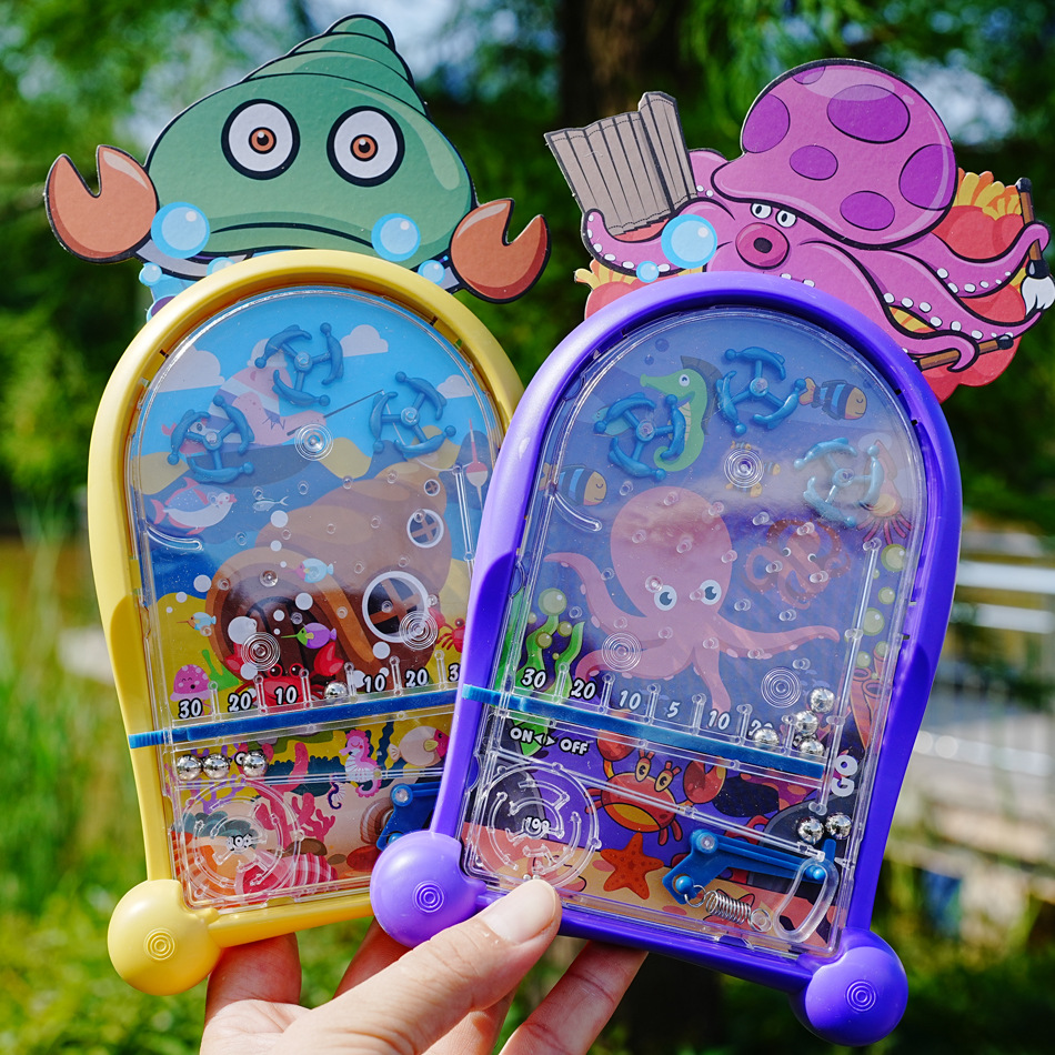 Wholesale of children's educational and fun frog pinball machine toys, desktop game console, parent-child interactive frog catapult toys