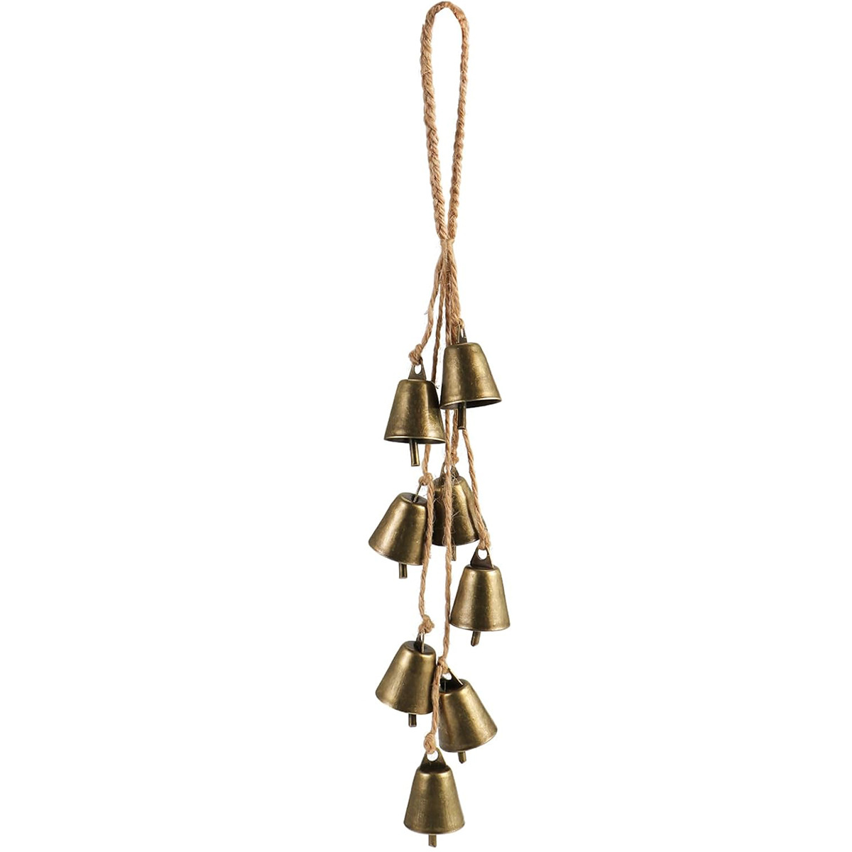 New cross-border product: Antique bronze beech wood crystal wind chime, home decoration pendant, creative crystal craft.