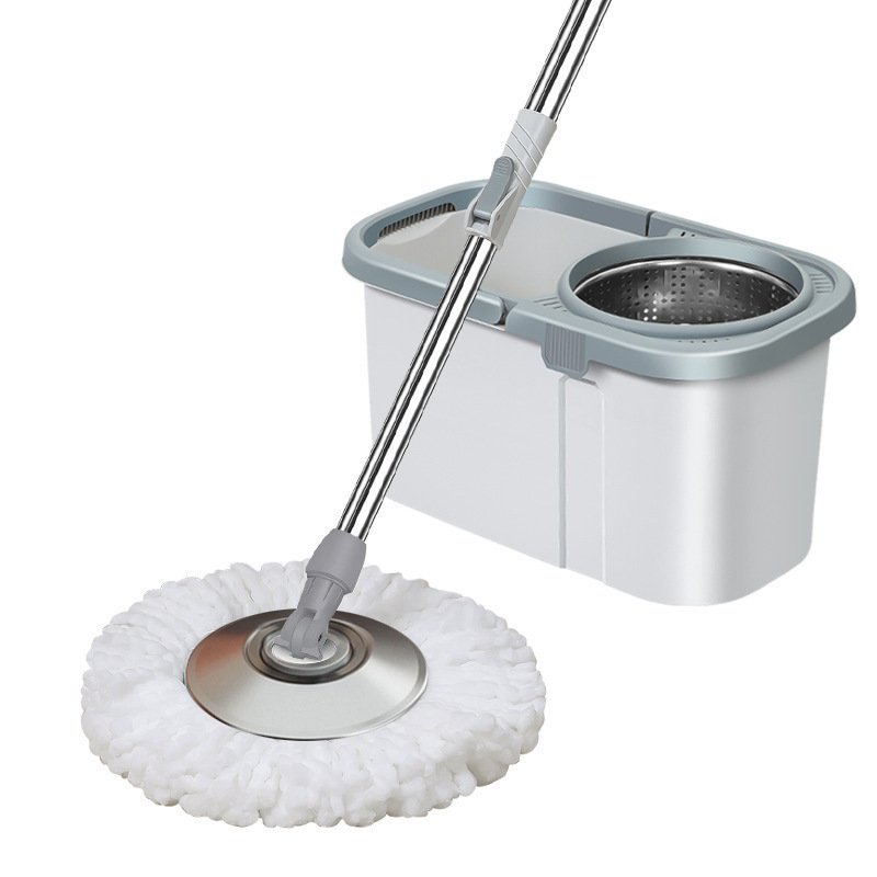 Rotating mop bucket washing and washing integrated household rotating mop, dual-drive mop cleaning tool, mop bucket set