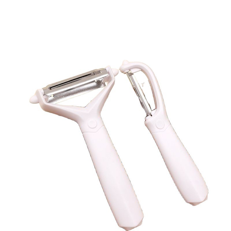 2-in-1 multi-purpose grater, fruit and vegetable scraper, kitchen fruit knife, potato peeler, vegetable peeler.