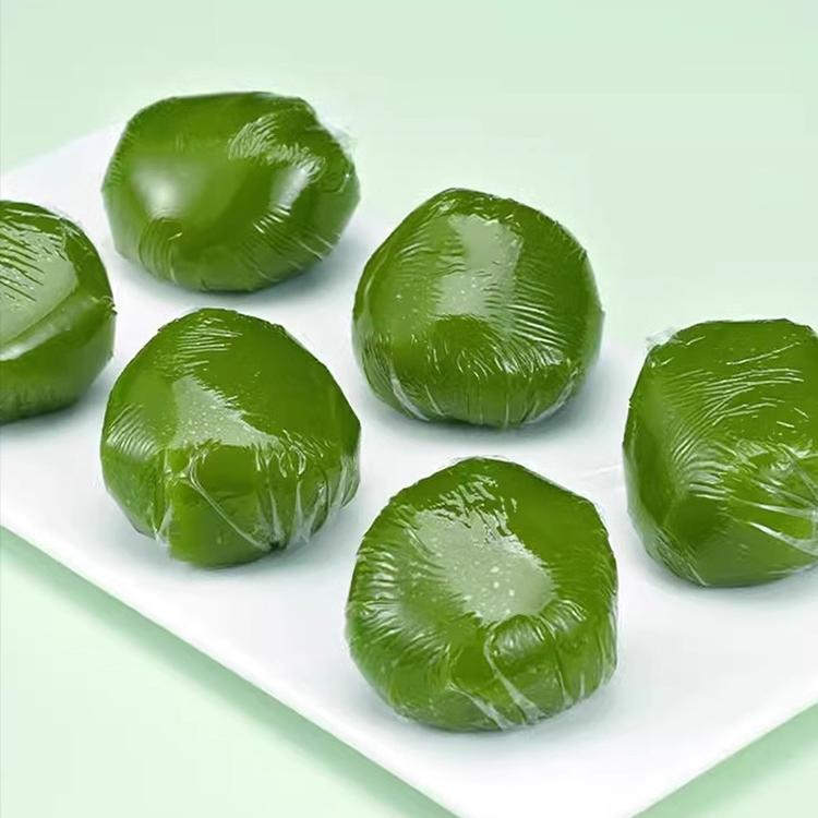 Food-grade mini stand-up pouch for fresh-keeping glutinous rice balls and green rice dumplings.