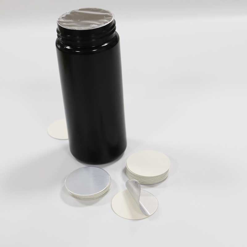 PET electromagnetic induction aluminum foil gasket, PE bottle pesticide sealing high-barrier aluminum foil gasket, honey bottle gasket discount gasket