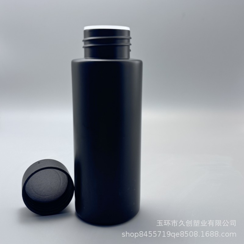 180ML plastic PE bottle, small high-cap powder bottle, fluffy powder bottle, talcum powder bottle, talcum powder dry powder bottle