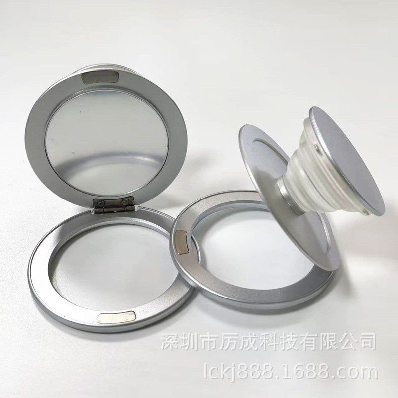 Hot-selling, high-quality magnetic phone holder with mirror, airbag telescopic folding rotating strong magnetic attachment.