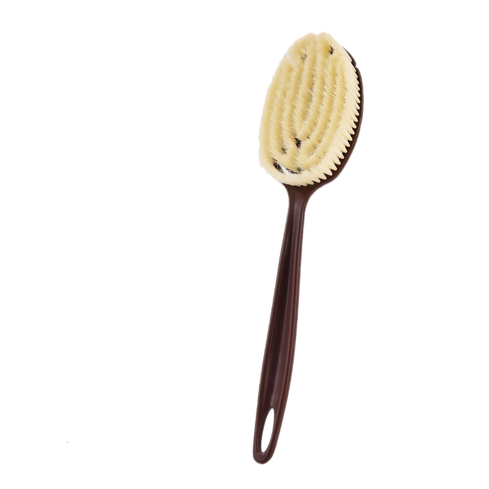 Shower brush, back scrubber, shower brush, dual-use wet and dry, long-handled, palm-shaped, two-in-one scrubbing tool
