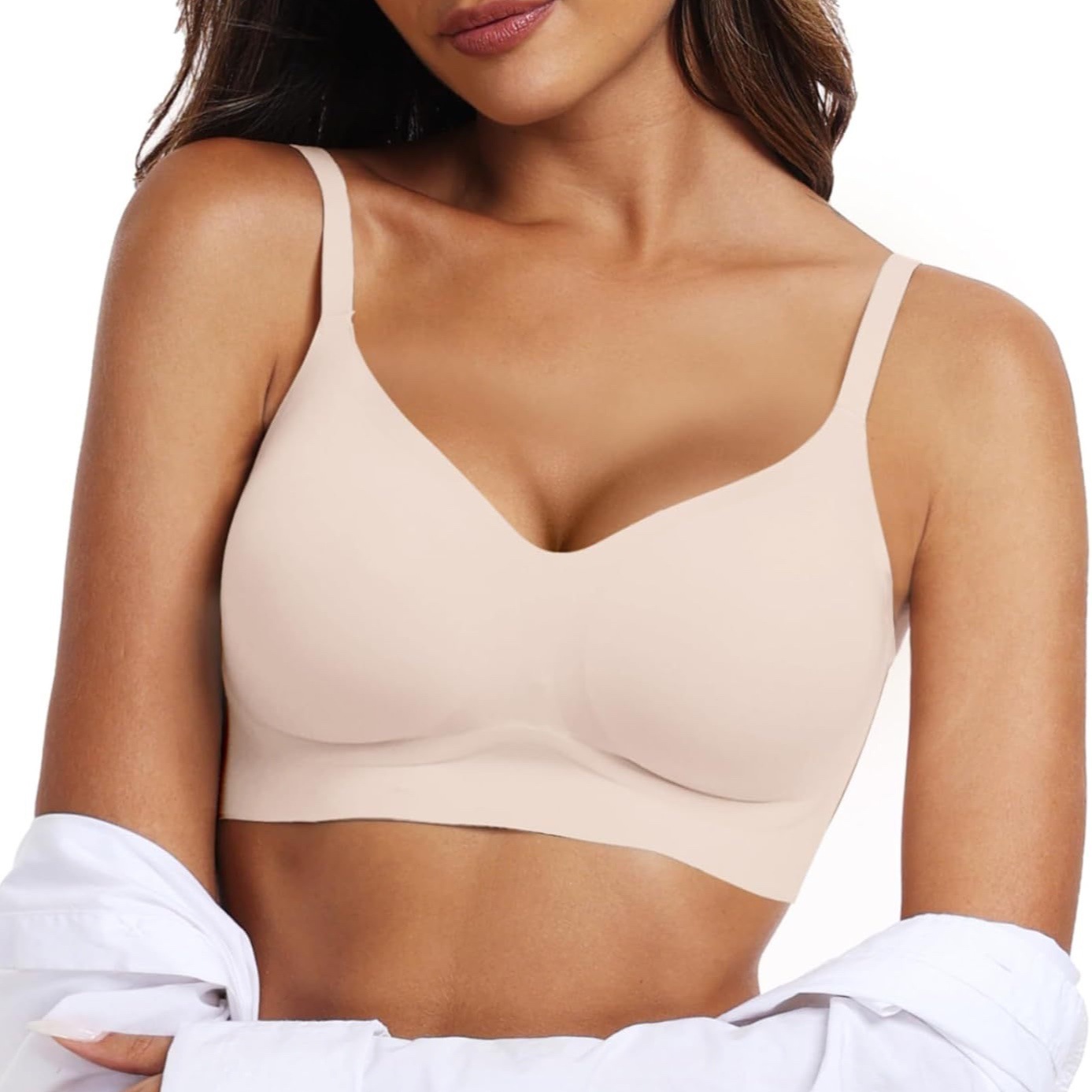 OEAK Womens Push Up Everyday Bras Comfortable Wireless Brale