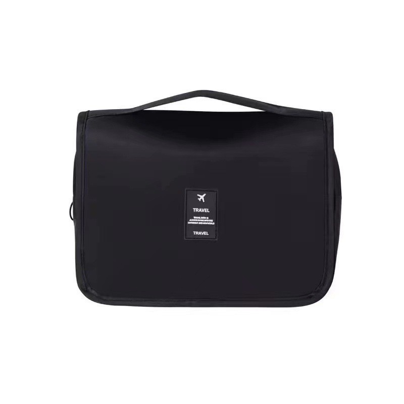 Portable waterproof hook large capacity toiletry bag, handbag for cosmetics, dry and wet separation, travel bag