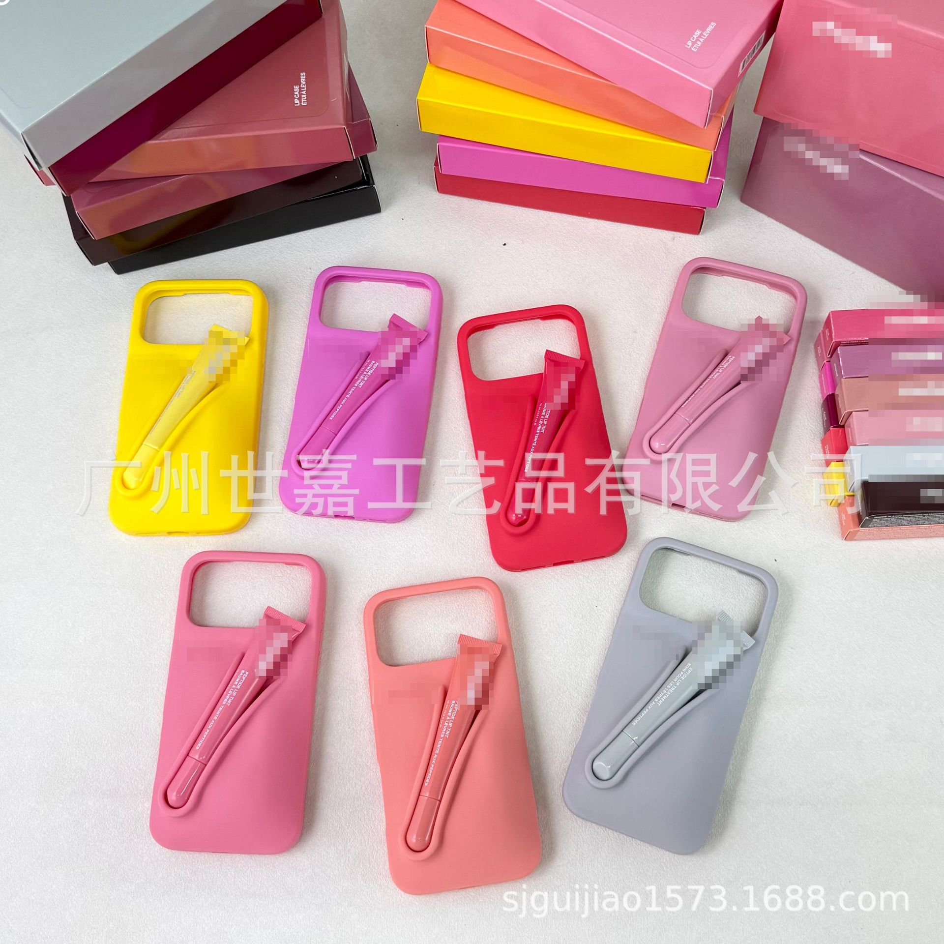 Hailey Rhode Apple 17 Series Phone Case, iPhone 16pm, High-Value Lipstick Phone Case for Girls