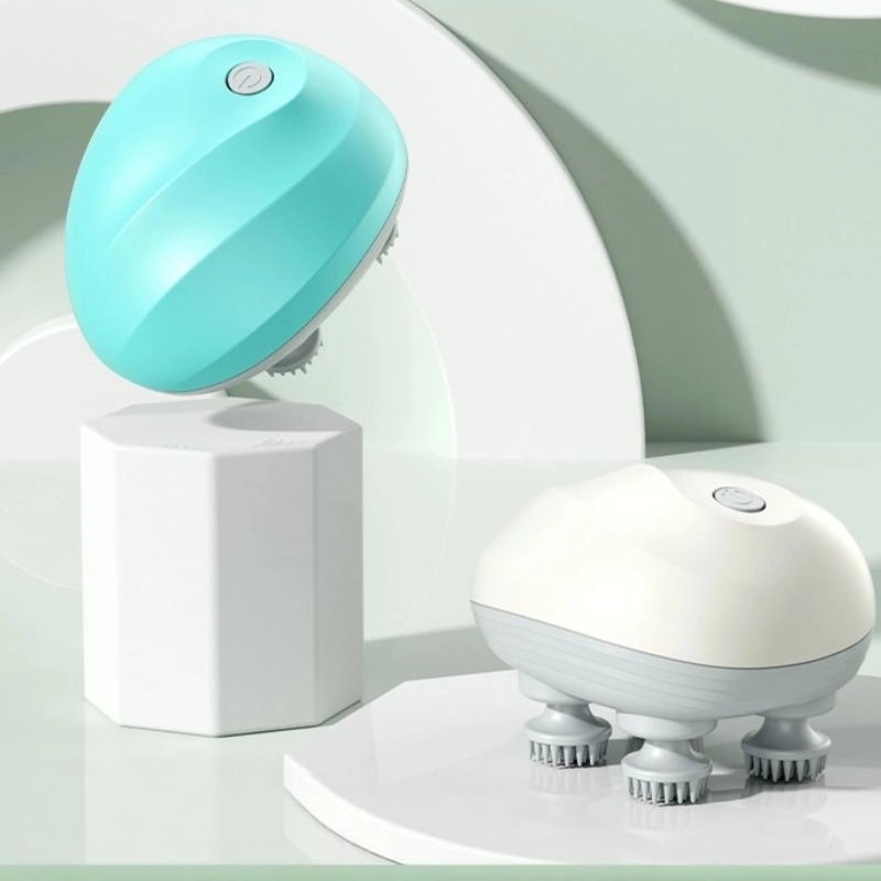 New cross-border electric head massager, scalp kneading and relaxing, red light waterproof home wireless pet massager