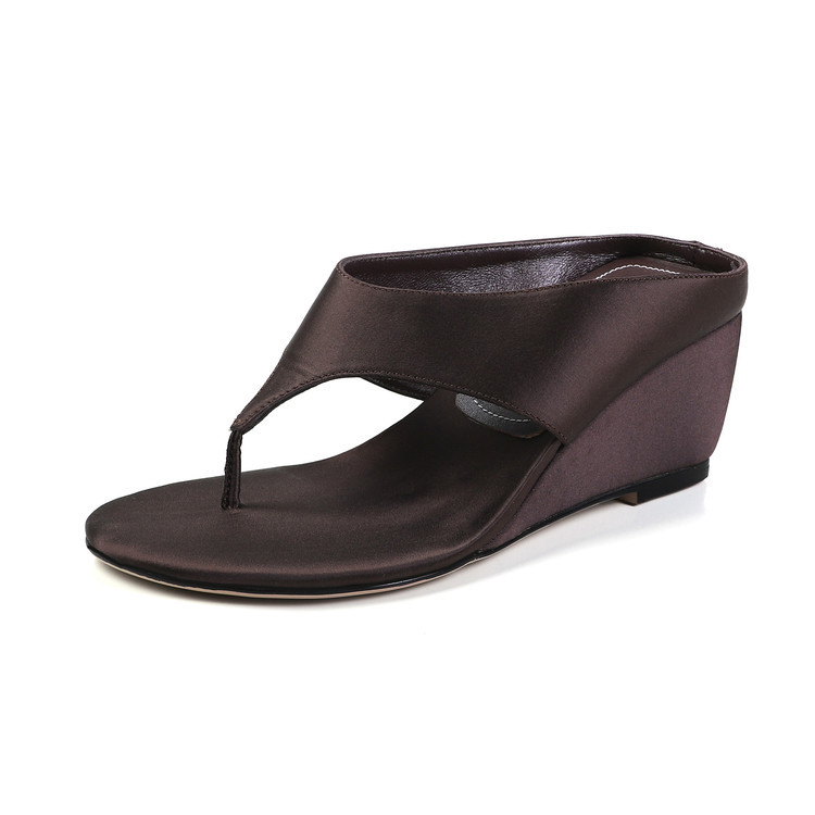 2025 Summer Platform High-Heeled Half-Mount Sheepskin Slip-On Sandals for Women, a Niche European and American Style, Suitable for Outdoor Wear