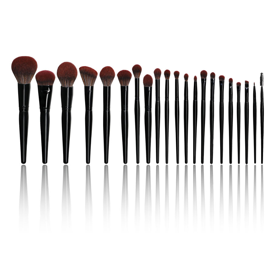 BS - Cross-border Makeup Brush Set (21 pieces) - BASF Premium Bristle Makeup Brushes for Foundation, Concealer, Eyeshadow, Blush, and More