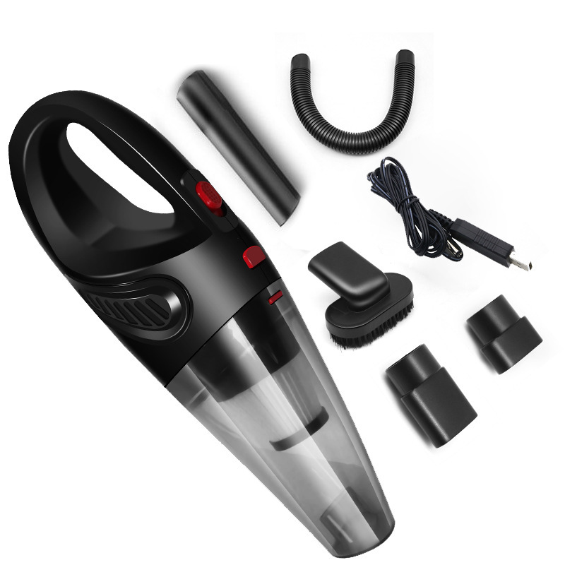 Car vacuum cleaner, handheld, wireless charging, dual-use (car and home), high power, small size, strong suction in cars.