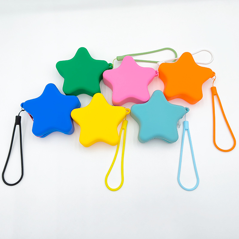 2025 New Starfish Storage Bag, Creative Silicone Portable Coin Purse, Multifunctional for storing coins, cosmetics, etc.