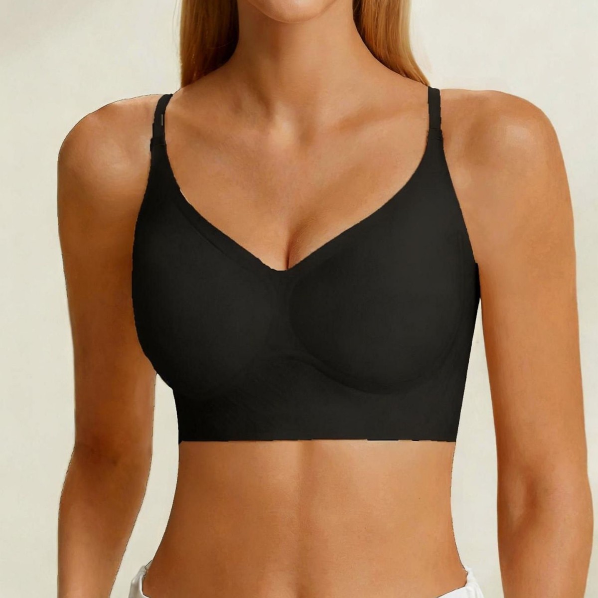 Cross-border best-selling European and American seamless backless bra, U-shaped backless bra for small breasts, push-up bra with breast pads, can be worn as outerwear
