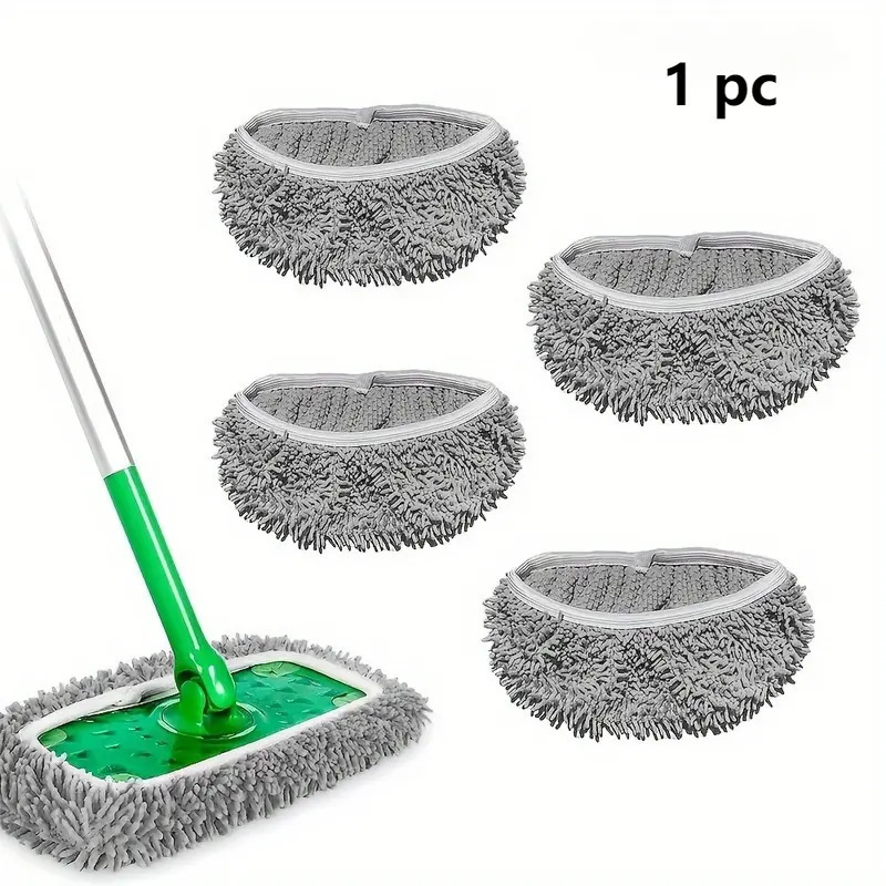Chenier mop covers are compatible with Swiffer mop replacement covers and can be reused for both dry and wet use at home