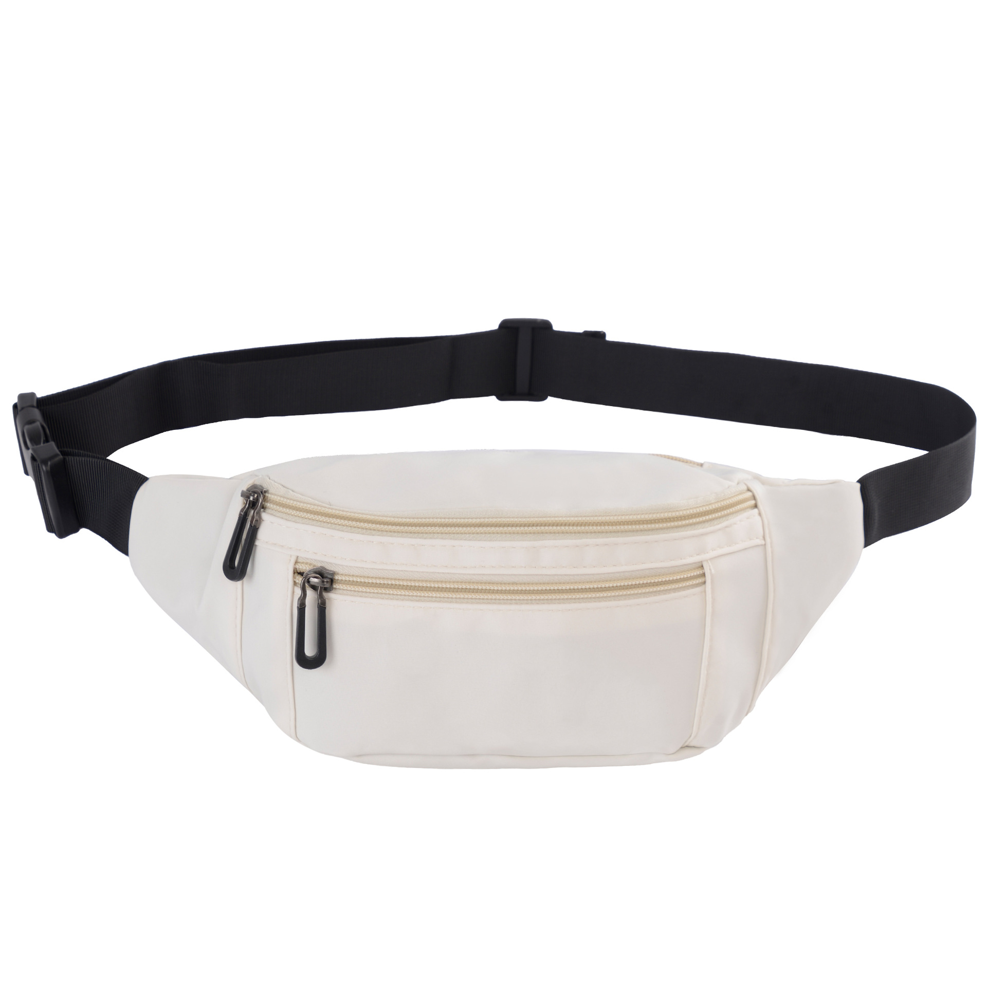 Cross-border casual waist bag, multi-functional sports running phone chest bag, large capacity commuting multi-layer lightweight women's crossbody bag