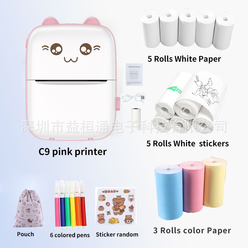 The new C20 mini error correction thermal label handheld home photo pocket printer