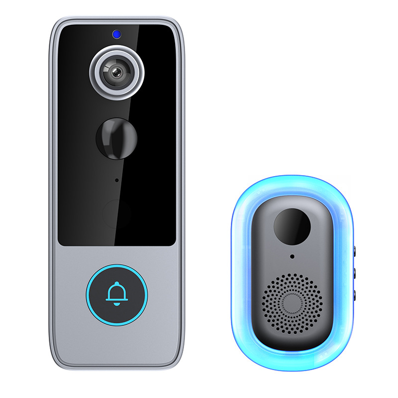 Tuya Home high-definition smart video intercom doorbell, human figure detection, mobile phone remote night vision monitoring camera