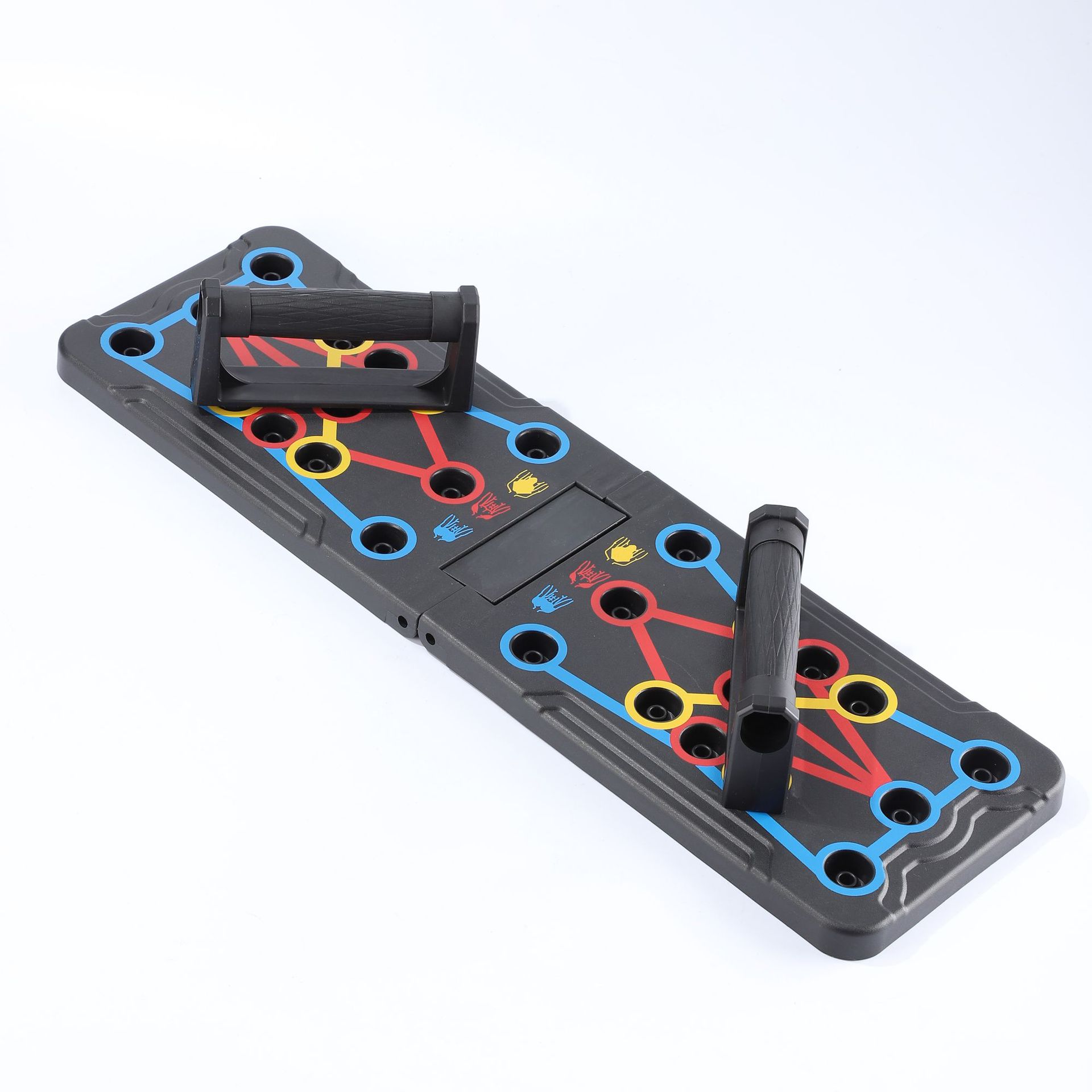 Wholesale multi-functional folding push-up fitness board, new type of abdominal exercise equipment, home exercise equipment, push-up board