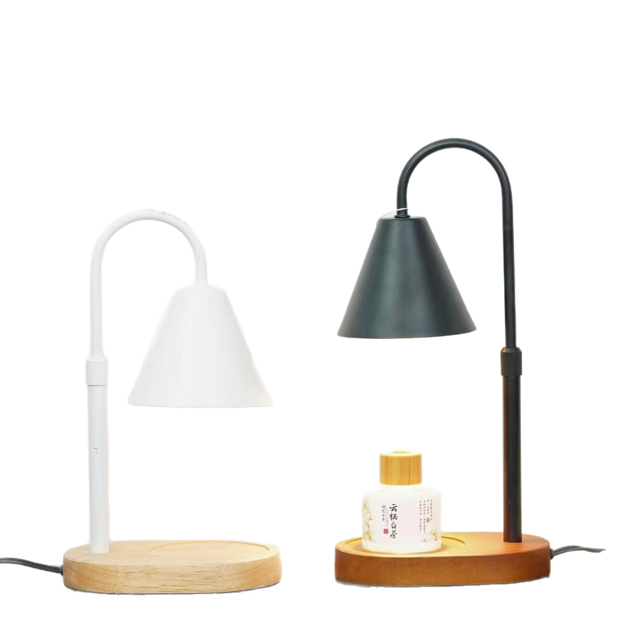 British standard home wax melting lamp, American standard personalized decorative lamp, aromatherapy lamp, Christmas and birthday gift, smart night light