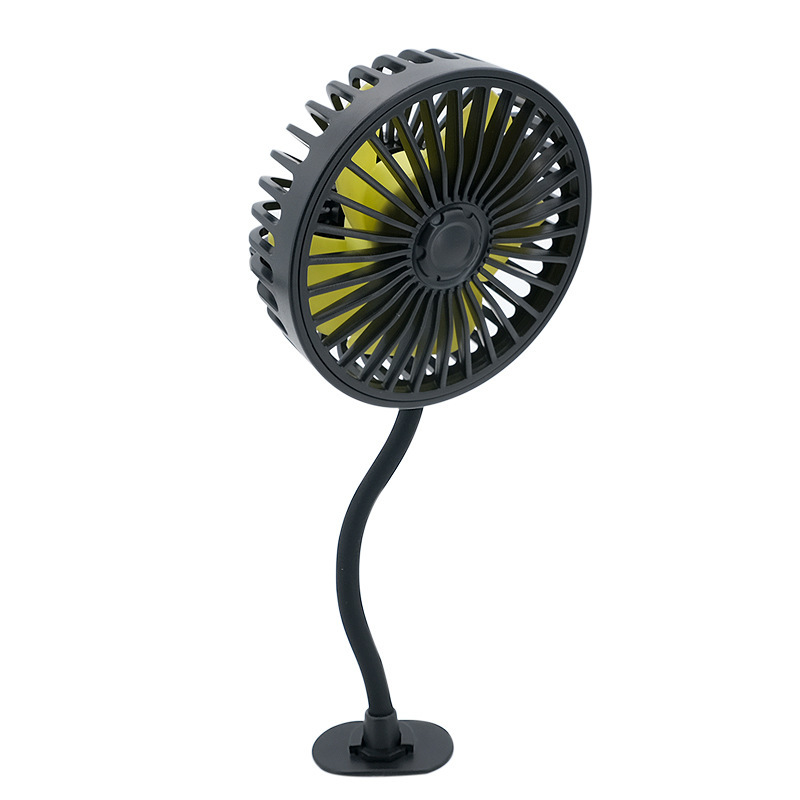 The multi-angle adjustable USB car fan, a creative mini rear seat electric fan for automobiles, is selling well across borders