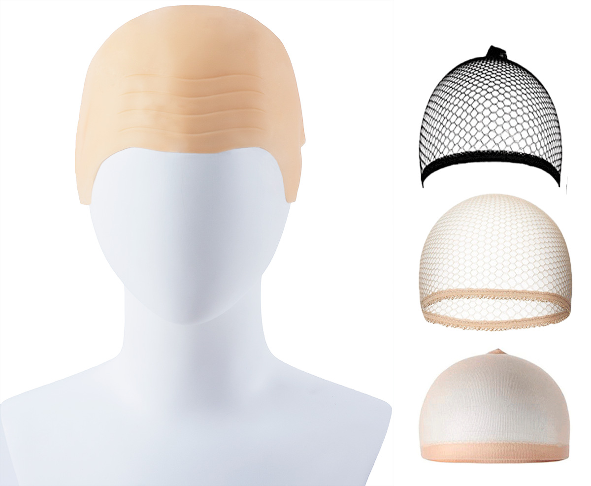 Yile Industry and Trade Bald Monk Scalp Wig Headgear Props for Party Makeup and Halloween Props All Bald