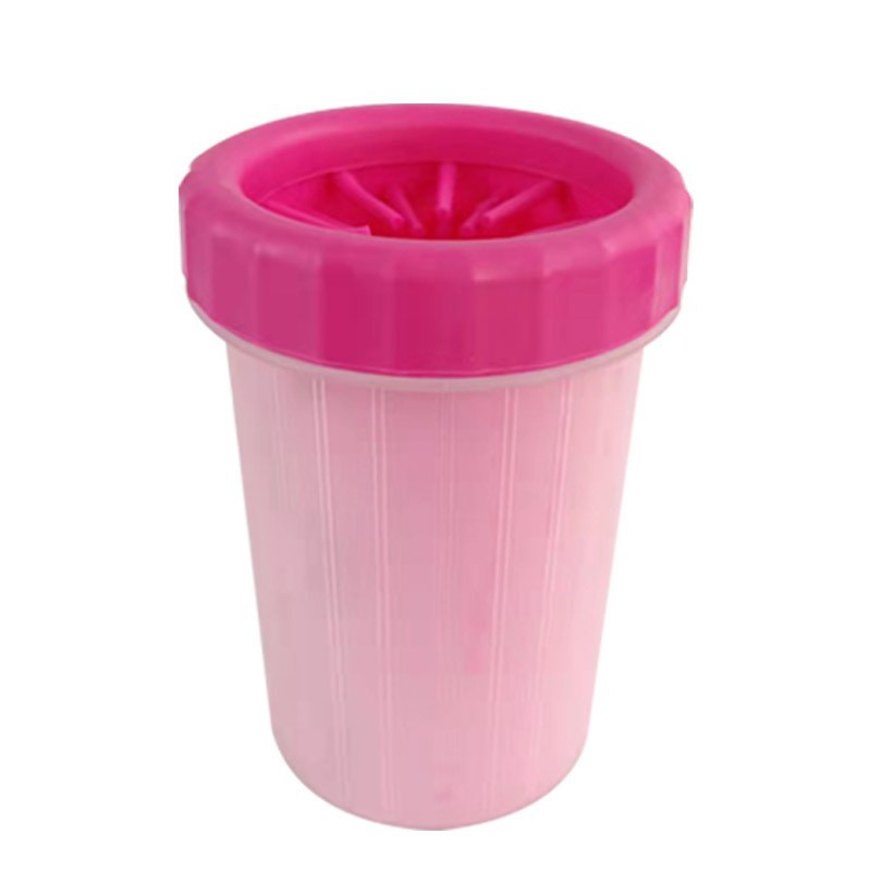 Hot-selling in-stock cross-border e-commerce pet paw wash cup, dog paw cleaning and grooming tools, brushes, dog paw washers