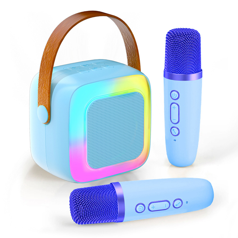 K12 Microphone Speaker All-in-One Microphone, Wireless Bluetooth for Karaoke, Singing, Children's Home KTV, Portable Bluetooth 5.0