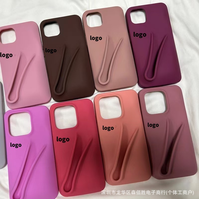 Hailey's favorite lip gloss/lip stain, compatible with Apple 17 Pro Max phone case and iPhone 13 3D silicone protective case.