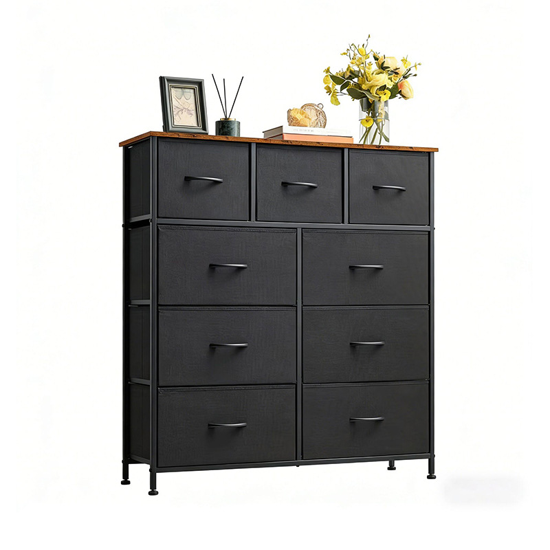 Bedroom storage cabinet with drawers, toy, snack, clothes, and miscellaneous items storage box; living room multi-layer simple storage cabinet.